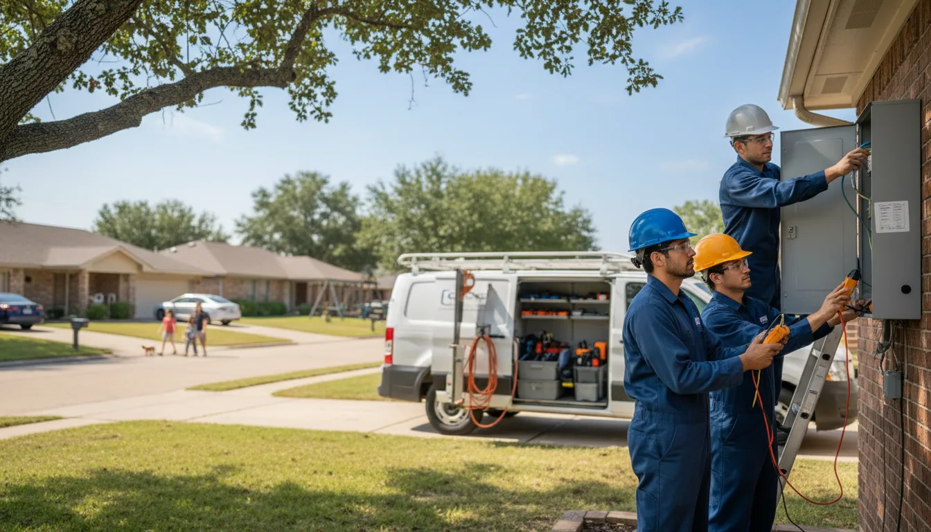Certified electrician providing emergency electrical services in Hallock, MN